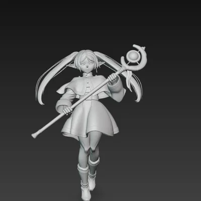Mô hình 3D Frieren Elf Mage – Tượng nhân vật anime sắc nét