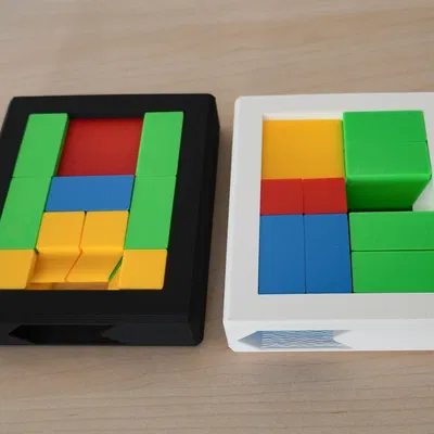 Hộp Giải Đố Klotski (Klotski Puzzle Box)