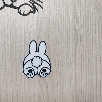 Mô hình thỏ Bunny's Relaxing Time in 3D siêu dễ thương trang trí nhà