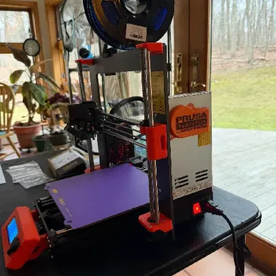 Ốp chắn quạt nguồn Meanwell LRS-350 với logo Prusa Research