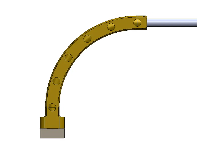 Ống dẫn PTFE góc 90 độ cho Qidi 4 Plus - Image 4