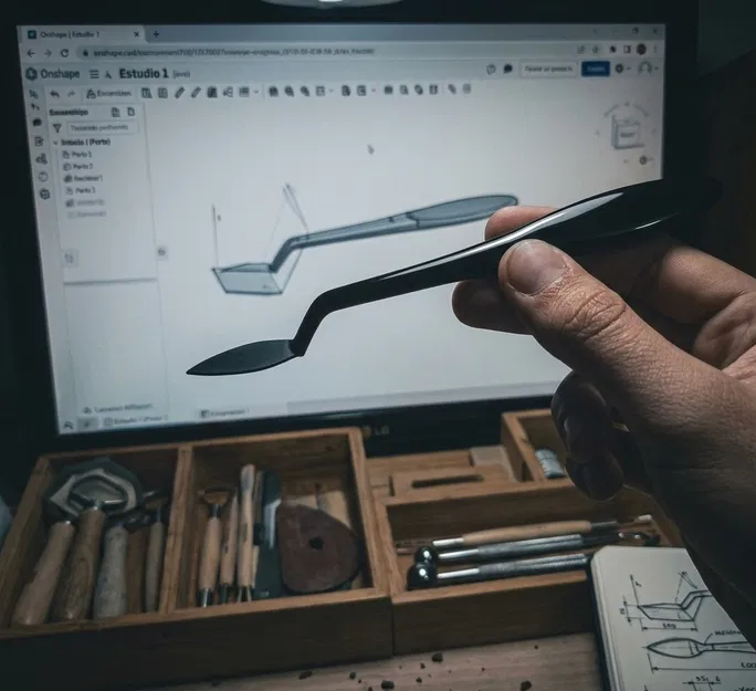 Dụng cụ tạo hình đất sét công thái học - Kỹ thuật đảo ngược chính xác - Image 1