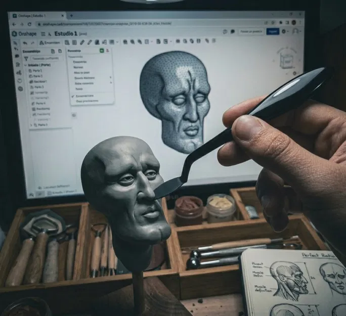 Dụng cụ tạo hình đất sét công thái học - Kỹ thuật đảo ngược chính xác - Image 3