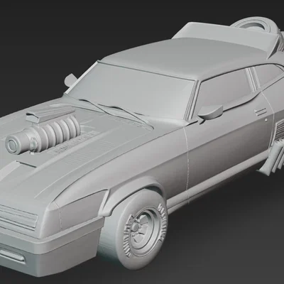 Mô hình xe 1974 Ford Falcon XB "Police Interceptor"
