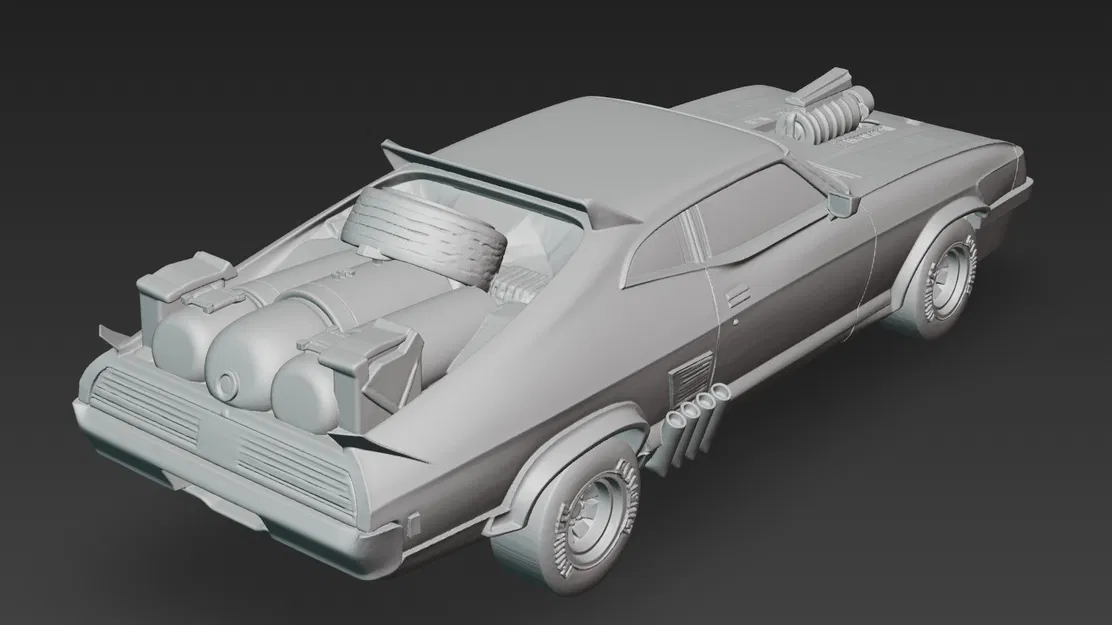 Mô hình xe 1974 Ford Falcon XB "Police Interceptor" - Image 3