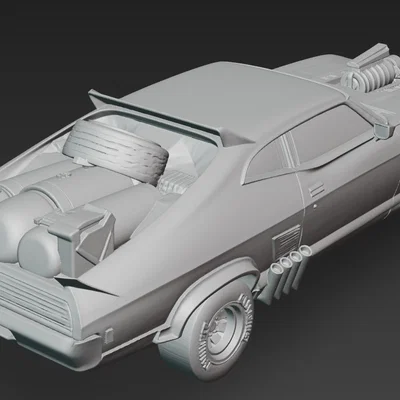 Mô hình xe 1974 Ford Falcon XB "Police Interceptor"
