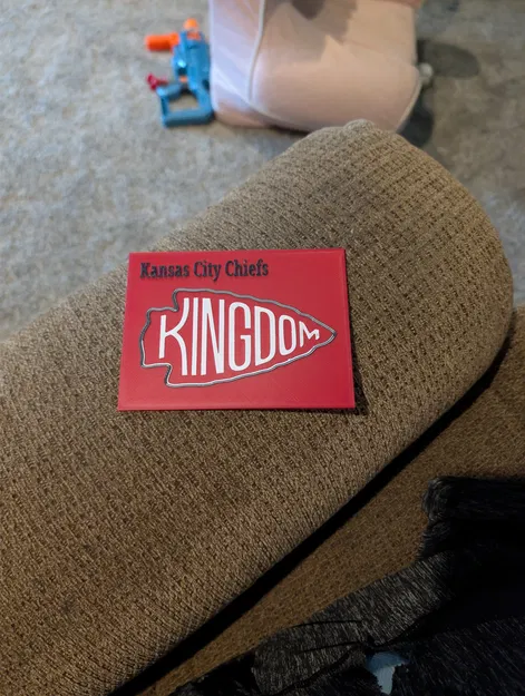 Mô hình bảng trang trí bàn làm việc Kansas City Chiefs đẹp mắt - Image 1