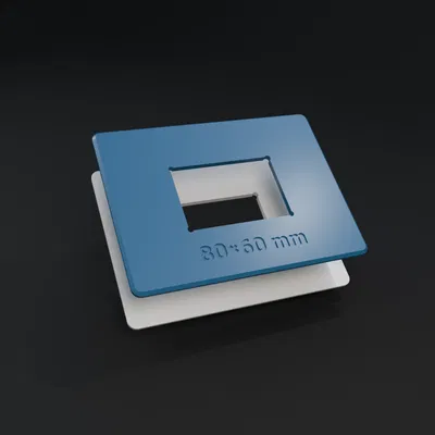 Khung giữ phim 35mm (80x60 mm) cho máy scan - Phụ kiện nhiếp ảnh