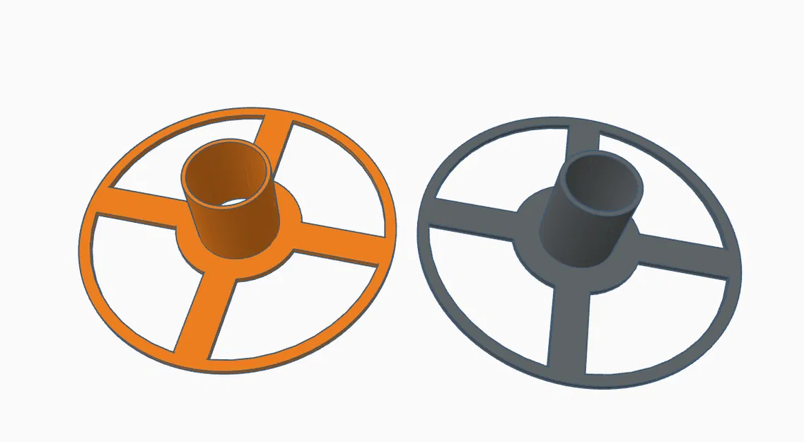 Bộ adapter chuyển đổi cuộn nhựa 0.25kg sang 1kg cho AMS - Image 2