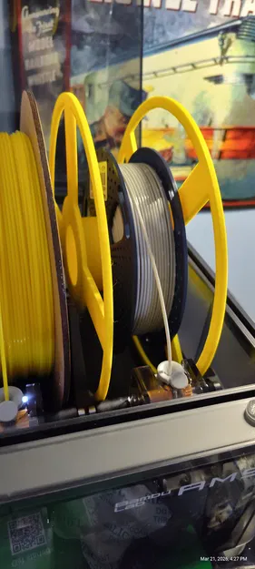 Bộ adapter chuyển đổi cuộn nhựa 0.25kg sang 1kg cho AMS - Image 3