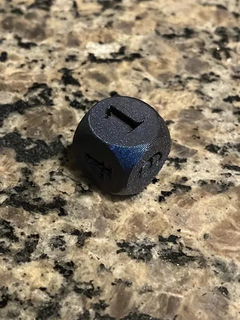 Tự in con xúc xắc 3D đơn giản (Simple Dice) tại nhà cực nhanh - Image 1