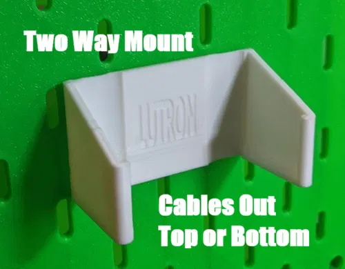 Giá đỡ Lutron Caseta Smart Hub cho bảng treo Skadis - Image 2