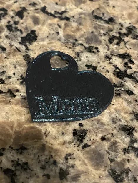 Móc khóa trái tim tặng Mẹ - Mẫu in 3D ý nghĩa và dễ thực hiện - Image 1