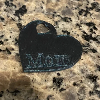 Móc khóa trái tim tặng Mẹ - Mẫu in 3D ý nghĩa và dễ thực hiện