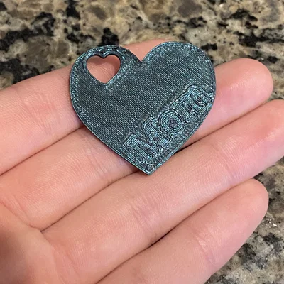 Móc khóa trái tim tặng Mẹ - Mẫu in 3D ý nghĩa và dễ thực hiện