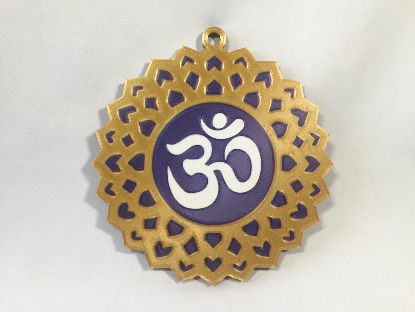 Om Wall Decor - Trang trí tường biểu tượng Om - Image 1