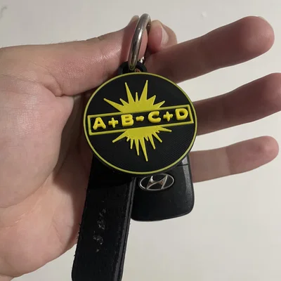 Móc khóa mô phỏng Phản ứng Hóa học