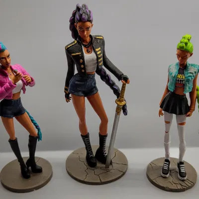 Rumi Kpop Demon Hunter - Mô hình nhân vật 3D chi tiết cao