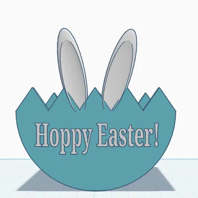 Giỏ 3D đựng quà Lễ Phục sinh hình thỏ và trứng cực xinh