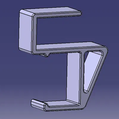 Giá treo ổ cắm điện cho bàn làm việc (không cần khoan vít)
