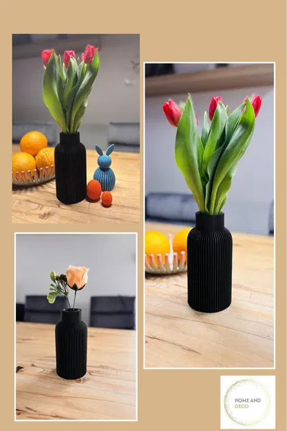 Mẫu bình hoa trang trí tối giản in 3D đẹp mắt - Image 1