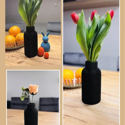 Mẫu bình hoa trang trí tối giản in 3D đẹp mắt