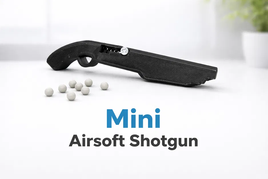 Súng shotgun hơi mini (Đồ chơi có thể hoạt động) - Image 1