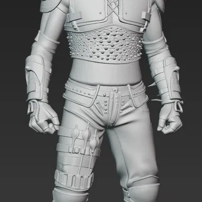 Mô hình 3D nhân vật Wez (Mad Max 2) - Tỷ lệ 1:24 cho máy in Resin
