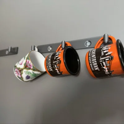 Thanh treo cốc espresso gắn tủ bếp tiện lợi - Giải pháp tối ưu diện tích