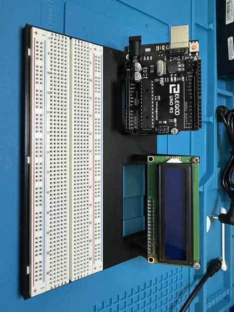 Đế cố định Arduino UNO và Breadboard gọn gàng cho dự án điện tử - Image 1