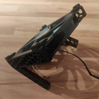 Chân đế quạt 140mm góc 45 độ tiện lợi cho máy in 3D