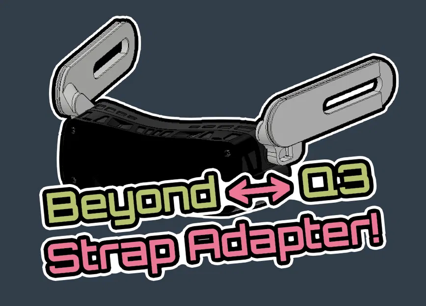 Ngàm chuyển đổi dây đeo Quest 3 cho Bigscreen Beyond - Image 1