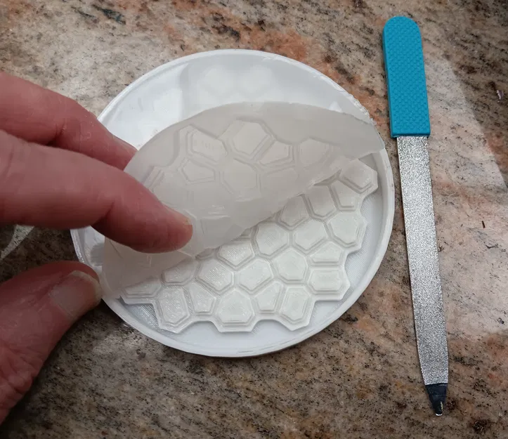 Khuôn mẫu làm suncatcher Voronoi Penrose bằng nhựa resin - Image 13