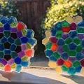Khuôn mẫu làm suncatcher Voronoi Penrose bằng nhựa resin - Thumbnail 16
