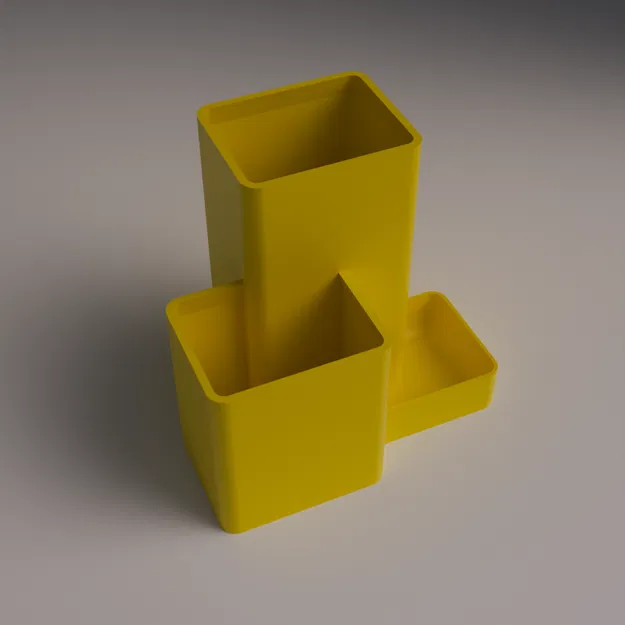 Khay đựng dụng cụ văn phòng Tiny Desk Organizer in 3D - Image 1