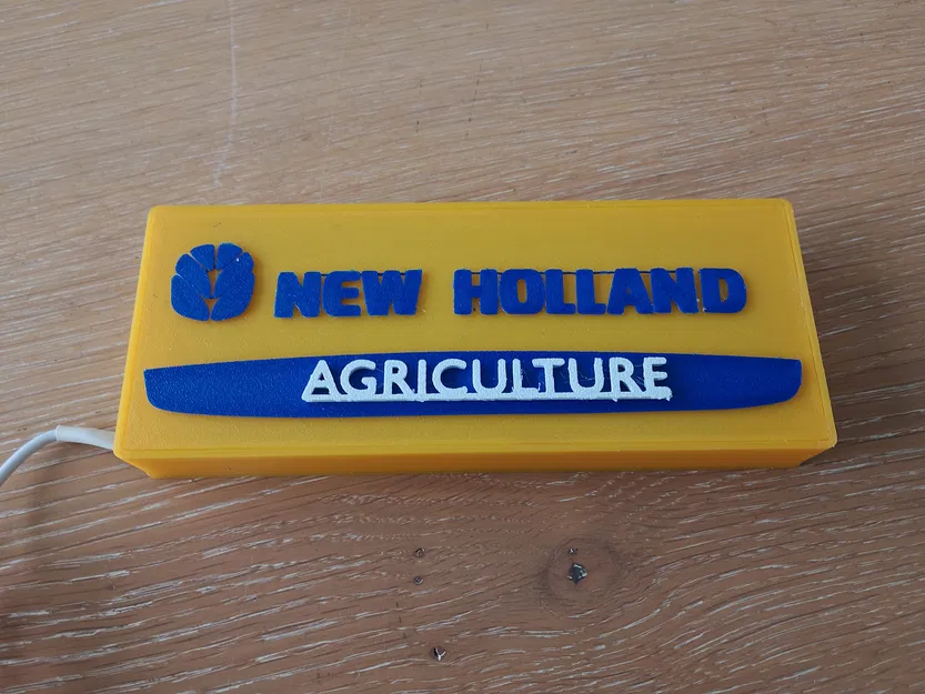 Đèn LED Trang Trí New Holland Agriculture - Mẫu In 3D Độc Đáo - Image 1