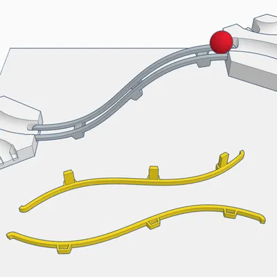 Đường ray Gravitrax Double Drop in 3D cho đường đua siêu tốc