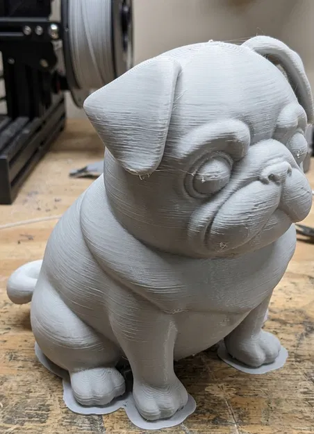 Pug v2 [REMIX] - Mô hình chó Pug ngồi dễ thương - Image 1