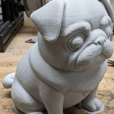 Pug v2 [REMIX] - Mô hình chó Pug ngồi dễ thương