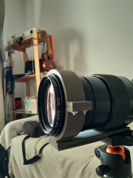 Ngàm tripod K&F Concept cho ống kính Carl Zeiss Jena DDR Sonar 2.8/200 mm - Image 2