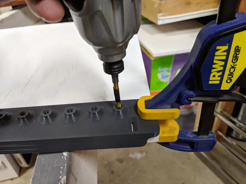 Cữ khoan (Drill Jig) dùng cho chốt đỡ kệ điều chỉnh - Image 3