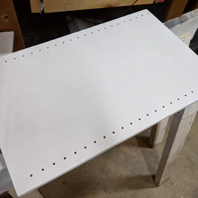 Cữ khoan (Drill Jig) dùng cho chốt đỡ kệ điều chỉnh