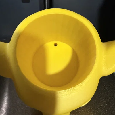 Chậu trồng cây hình voi con chibi xinh xắn (3D Printing Model)