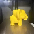 Chậu trồng cây hình voi con chibi xinh xắn (3D Printing Model) - Thumbnail 5