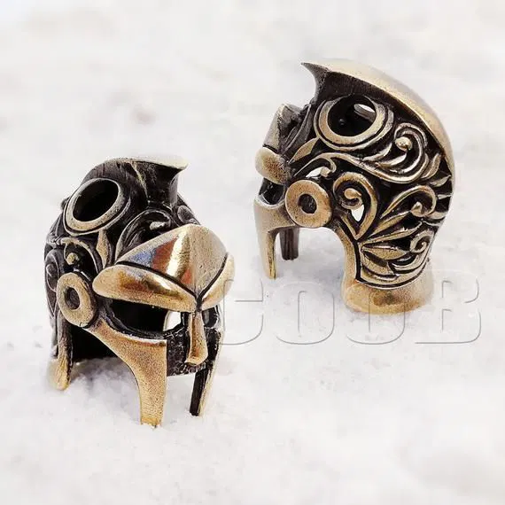 Móc khóa mũ chiến binh Sparta v2 in 3D độc đáo - Image 1