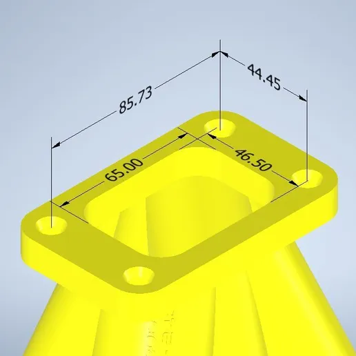 Mô hình bộ góp gộp ống xả 6 xi lanh (Merge Collector 1.25 Inch) - Image 3