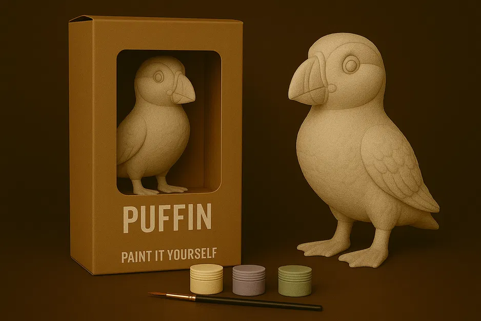 Puffin – Mô hình tự tay tô màu - Image 1