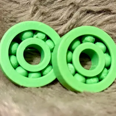 Vòng bi 6200 in 3D - Mẫu 6200 Ball Bearing bo tròn siêu mượt