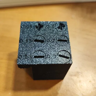 Phiên bản mới V2! Khối Calibration Cube đa năng 40x40x40