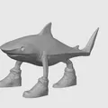 Mô hình cá mập đi giày (Tralalero Tralala) in 3D độc đáo - Thumbnail 2